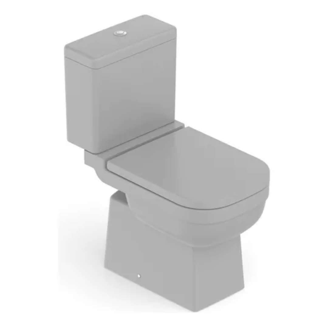 BACIA ELITE BEIGE P/CX ACOPLADA KIT COMPLETO